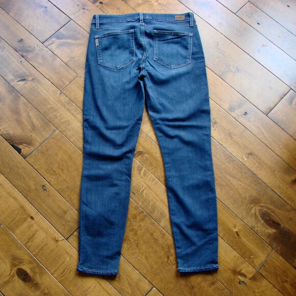 PAIGE Verdugo Ankle Jeans Alden Dark Wash Skinny Straight Size 31 - Picture 12 of 16